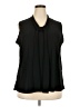 Diana Belle Black Sleeveless Blouse Size 2X - photo 1