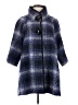 Luii Plaid Blue Coat Size S - photo 1
