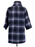 Luii Plaid Blue Coat Size S - photo 2