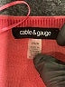 Cable & Gauge Burgundy Pullover Sweater Size L - photo 7