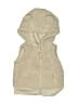 Carter's 100% Polyester Ivory Tan Faux Fur Vest 0-3 MO / 3 MO - photo 1