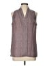 Etcetera 100% Polyester Brown Sleeveless Blouse Size 10 - photo 1