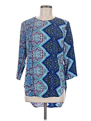 Blue Rain 3/4 Sleeve Blouse (view 1)
