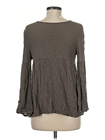 Earthbound Trading Co. Long Sleeve Blouse (view 2)