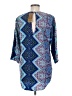 Blue Rain 100% Polyester Blue 3/4 Sleeve Blouse Size M - photo 2