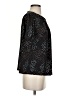 NY Collection Polka Dots Black Short Sleeve Blouse Size S - photo 4