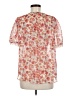 Chenault 100% Polyester Pink Short Sleeve Blouse Size M - photo 2