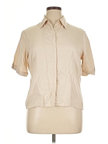 Jones New York Short Sleeve Blouse (view 1)