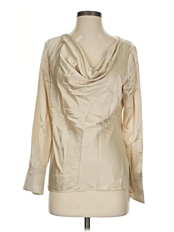 Ravella Long Sleeve Silk Top (view 1)