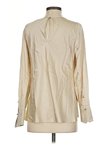 Ravella Long Sleeve Silk Top (view 2)