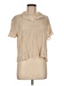 Massimo Dutti Tan Short Sleeve Blouse Size M - photo 1