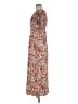 Timing 100% Rayon Floral Brown Casual Dress Size M - photo 5