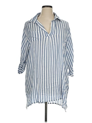 Raviya 3/4 Sleeve Button-Down Shirt (view 1)
