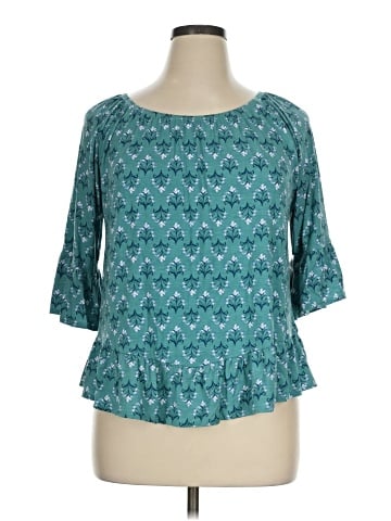 Style&Co 3/4 Sleeve Top (view 1)