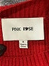 Pink Rose Solid Red Pullover Sweater Size M - photo 7