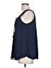 DR2 100% Polyester Blue Sleeveless Blouse Size L - photo 5