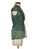 Candie's Green Short Sleeve Blouse Size XS - photo 4