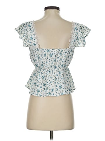 E&M Collection Short Sleeve Blouse (view 2)