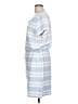 Lands' End Stripes Blue Casual Dress Size L - photo 5