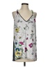 Tiny 100% Rayon Silver Sleeveless Top Size S - photo 1