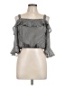 Hayden 100% Polyester Black Sleeveless Blouse Size L - photo 1