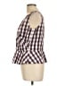 Etcetera 100% Cotton Burgundy Sleeveless Blouse Size 12 - photo 5