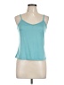 Unbranded 100% Polyester Teal Tank Top Size L (petite) - photo 1