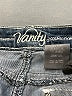 Vanity 100% Cotton Hearts Blue Jeans Size 28 waist - photo 7