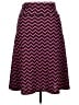 Lularoe Chevron-herringbone Pink Casual Skirt Size XL - photo 2