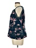 Penelope Project 100% Rayon Blue 3/4 Sleeve Blouse Size L - photo 5