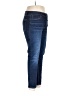 White House Black Market Solid Blue Jeans Size 12 - photo 4