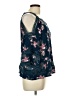 Penelope Project 100% Rayon Blue 3/4 Sleeve Blouse Size L - photo 4