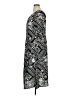 Connected Apparel 100% Rayon Paisley Black Casual Dress Size 16 - photo 5