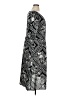 Connected Apparel 100% Rayon Paisley Black Casual Dress Size 16 - photo 4