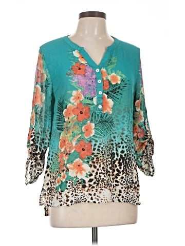 Soft Surroundings 3/4 Sleeve Blouse (view 1)