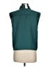 Ann Taylor 100% Polyester Teal Sleeveless Blouse Size M - photo 2