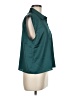 Ann Taylor 100% Polyester Teal Sleeveless Blouse Size M - photo 4