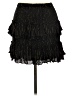 Glam 100% Polyester Stars Black Casual Skirt Size L - photo 2