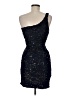 Ruby Rox Stars Black Cocktail Dress Size M - photo 2