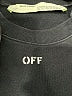 OFF-WHITE 100% Cotton Floral Black Sweatshirt Size XS - photo 4