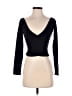 Carbon38 Black Long Sleeve Top Size S - photo 1