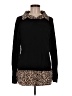 Adrianna Papell Animal Print Black Pullover Sweater Size M - photo 1