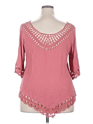City Chic 3/4 Sleeve Blouse (view 2)