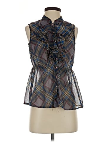 Ultra Pink Sleeveless Blouse (view 1)