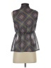 Ultra Pink 100% Polyester Gray Sleeveless Blouse Size S - photo 2