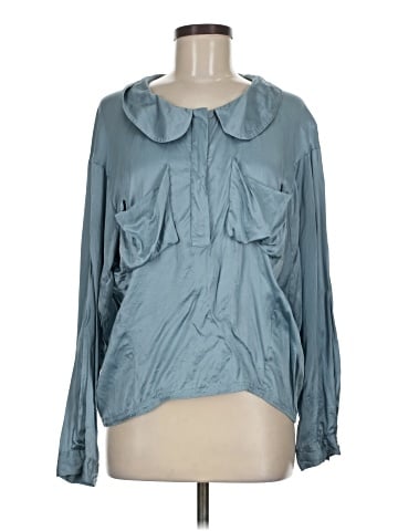 See By Chloé Long Sleeve Silk Top (view 1)