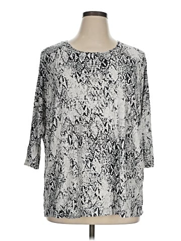 Dana Buchman 3/4 Sleeve Top (view 1)