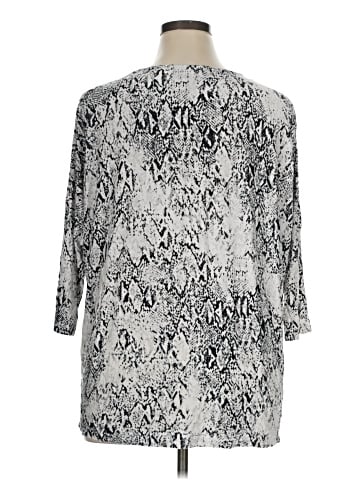 Dana Buchman 3/4 Sleeve Top (view 2)