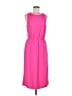 J.Crew 100% Polyester Solid Pink Casual Dress Size 8 (tall) - photo 1