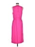 J.Crew 100% Polyester Solid Pink Casual Dress Size 8 (tall) - photo 2